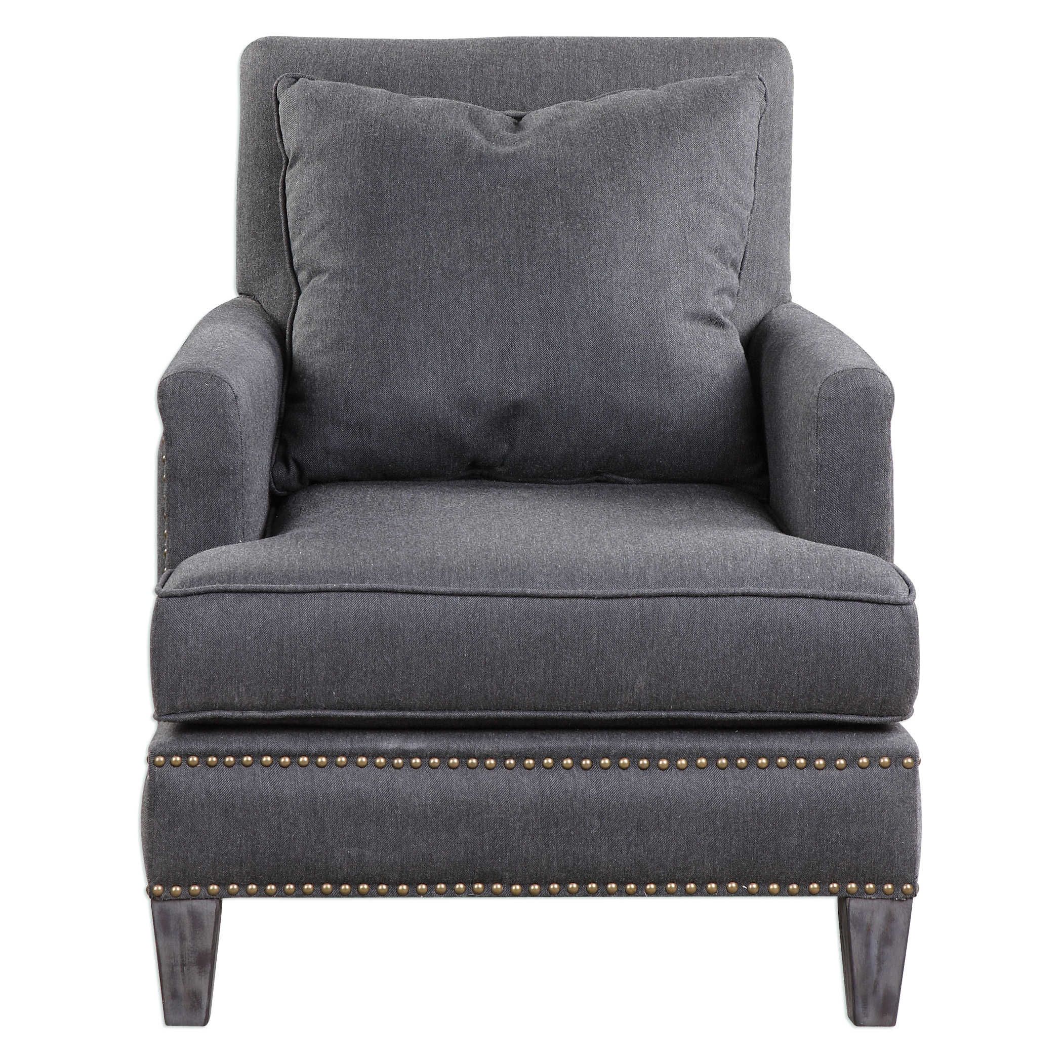 Connolly Charcoal Armchair - Image 0