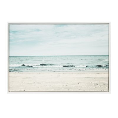 'Beach 2' Framed Photographic Print on Canvas - Image 0