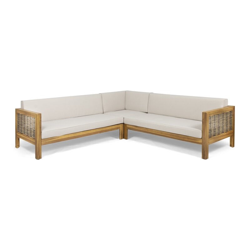 Kennison Patio Sectional with Cushions - Image 2