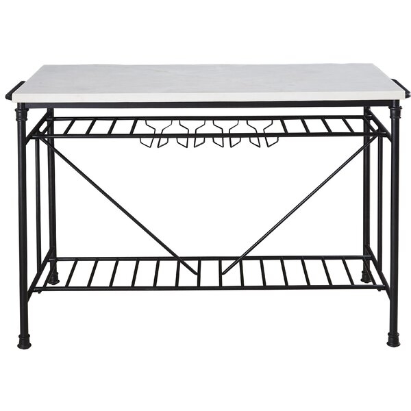 Mcdaniel Kitchen Island with Marble Top - Image 0