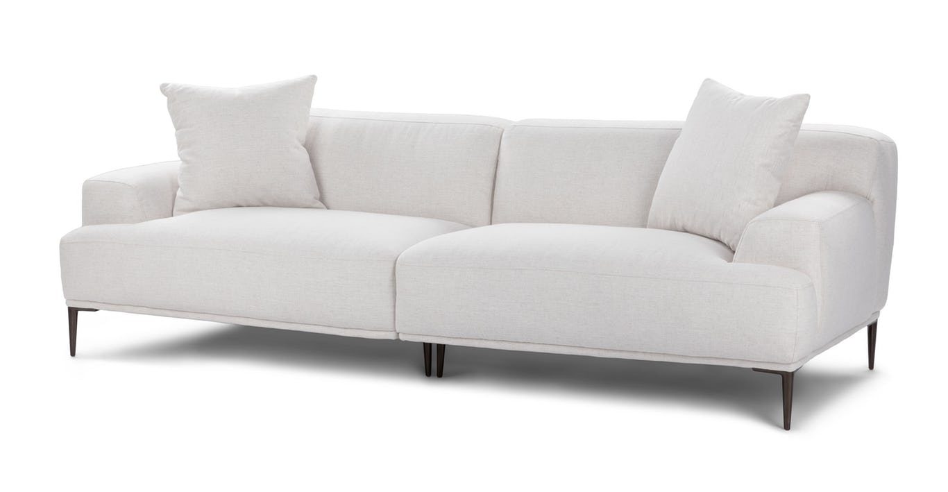 Abisko Quartz White Sofa - Image 1