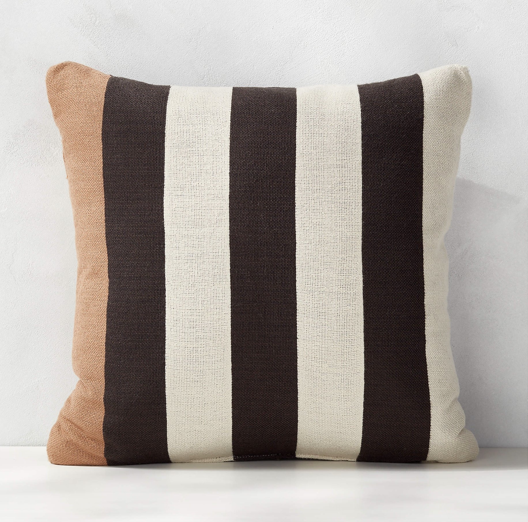 Kelso Striped Outdoor Throw Pillow 20" - Image 0
