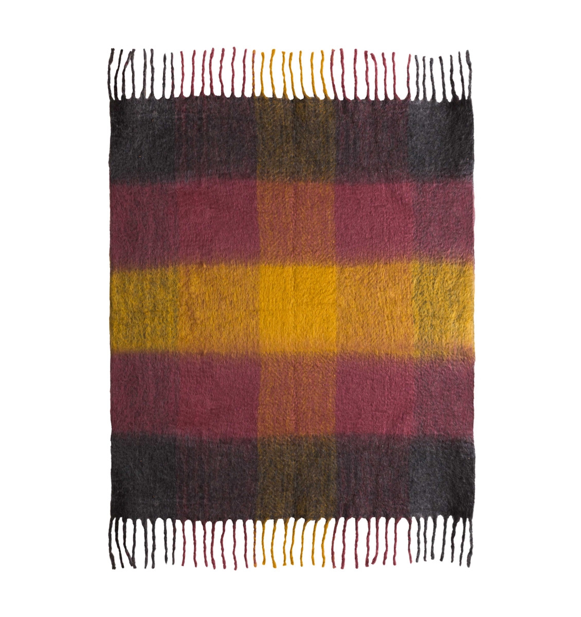Afrino Wool Colored Throw - Image 0