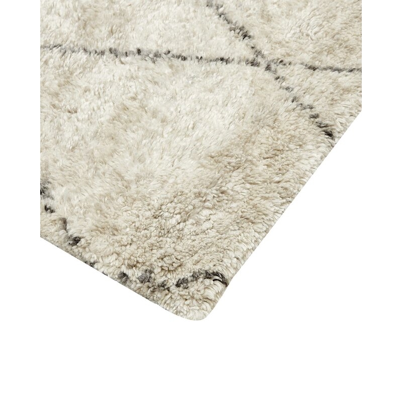 Grandfield Moroccan Hand-Knotted Linen Area Rug - Image 1