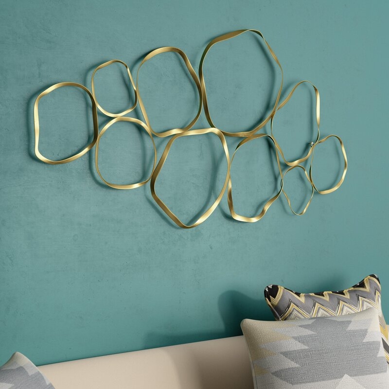 Shimmering Metal Wall Décor - Image 1