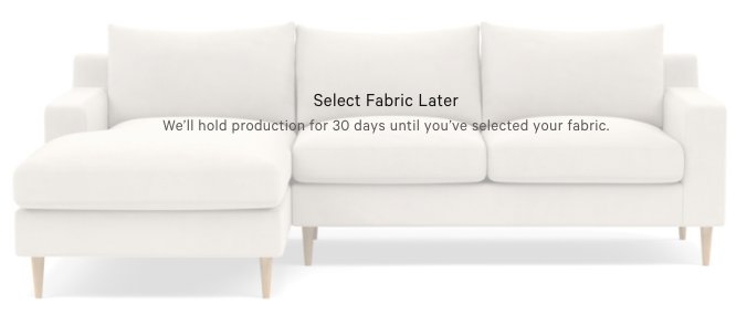 SLOAN Left Chaise Sectional - DECIDE LATER - 104" - Image 0