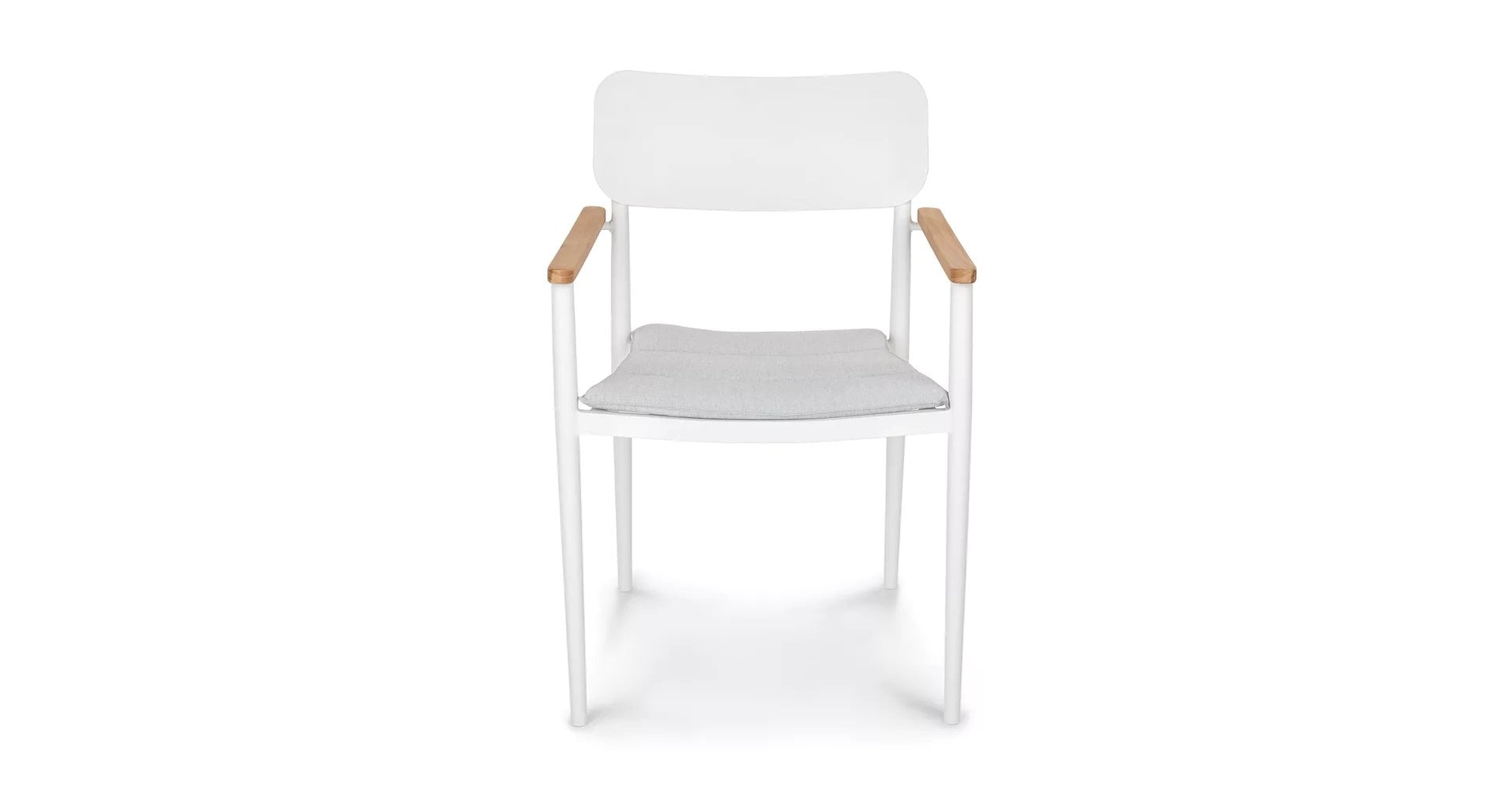 Elan Outdoor Stackable Dining Chair - White - Image 2