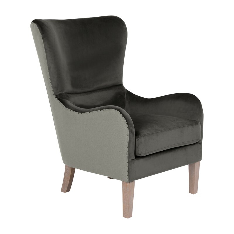 Elle Decor Wingback Chair - Image 1