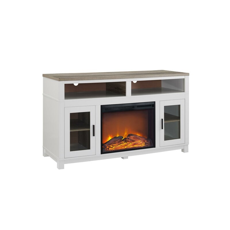 Zahara TV Stand for TVs up to 60" with Electric Fireplace Included - Image 3