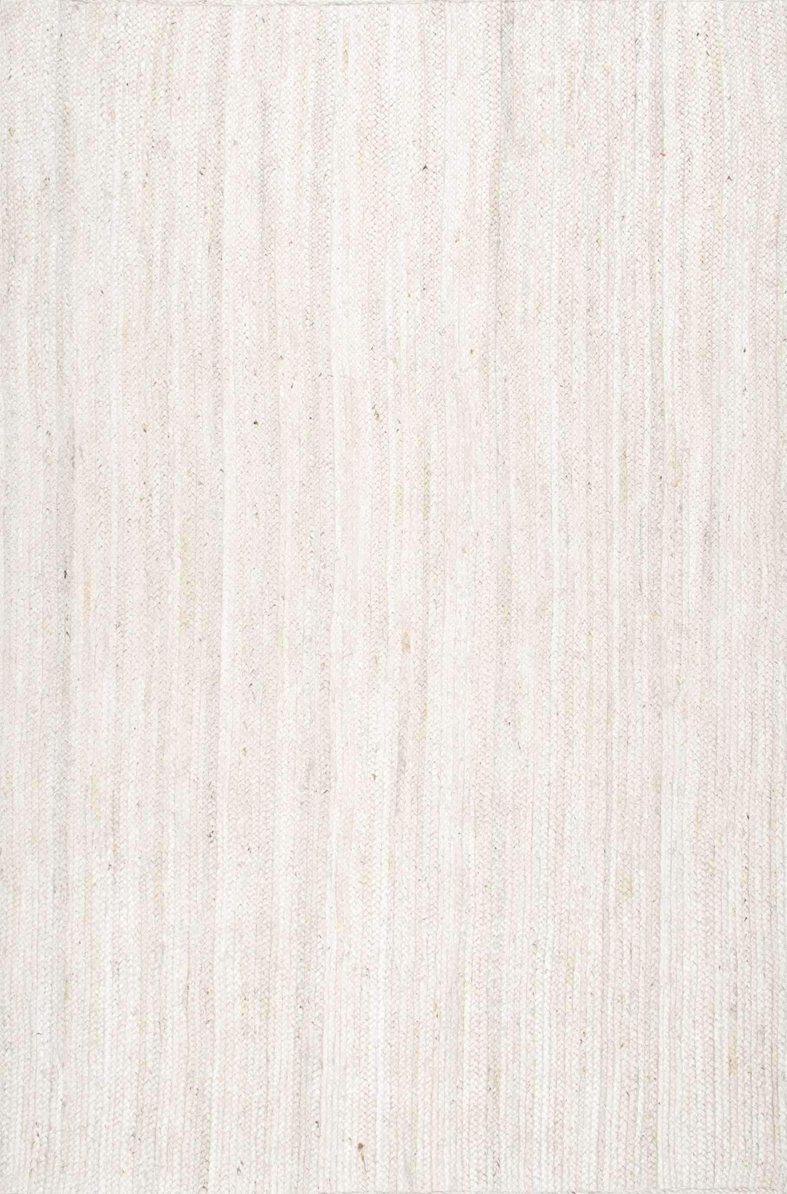 Hand Woven Rigo Jute rug / Off White / 10' x 14' - Image 0