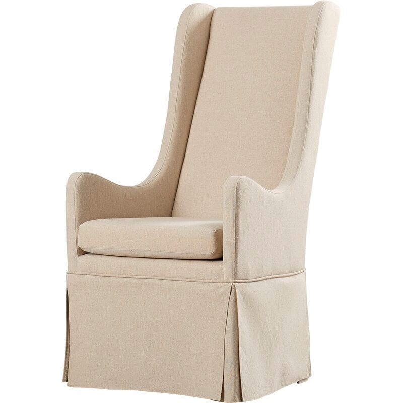 Saltash Upholstered Dining Chair, Neutral Linen - Image 0