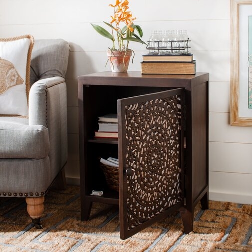 Townsend Carved Nightstand - Image 1