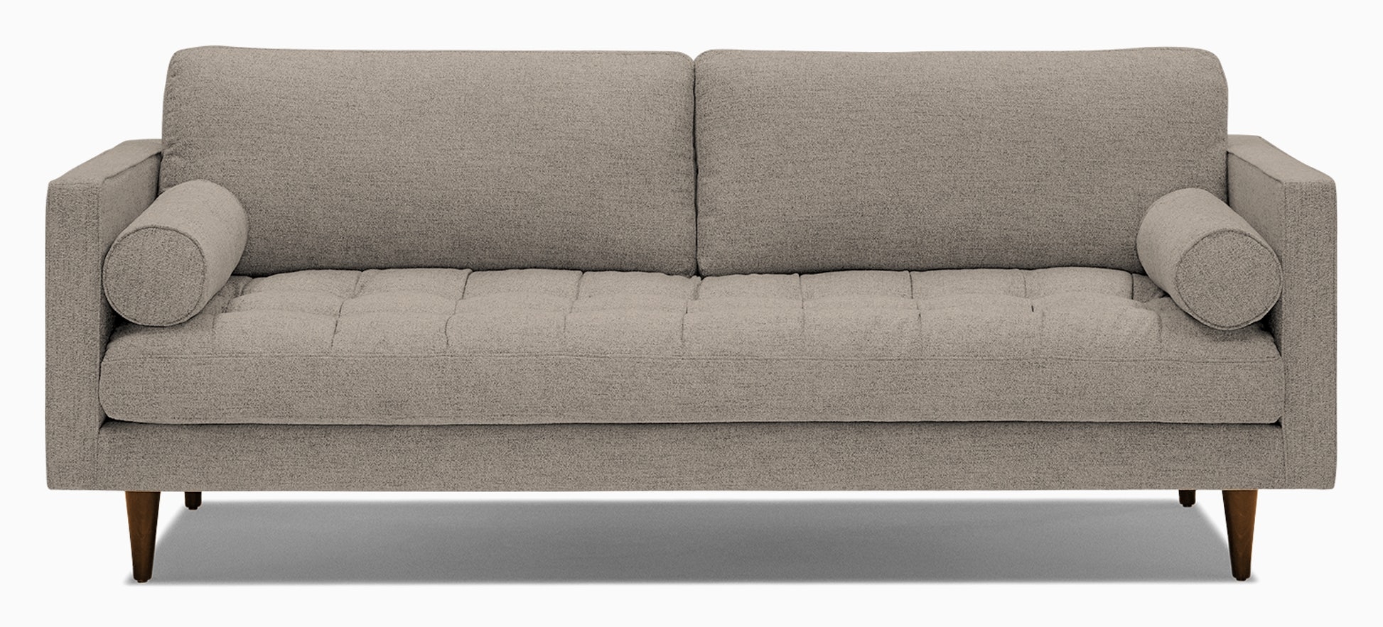 Beige Briar Mid Century Modern Sofa - Cordova Mineral - Mocha - Image 0