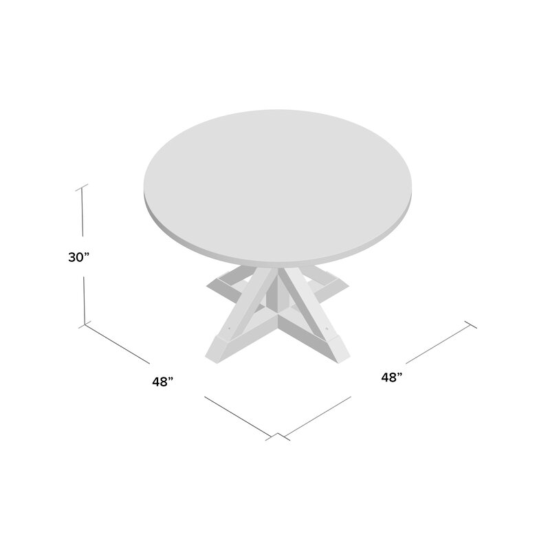 Leonila Cross-Buck Base Dining Table - Image 3