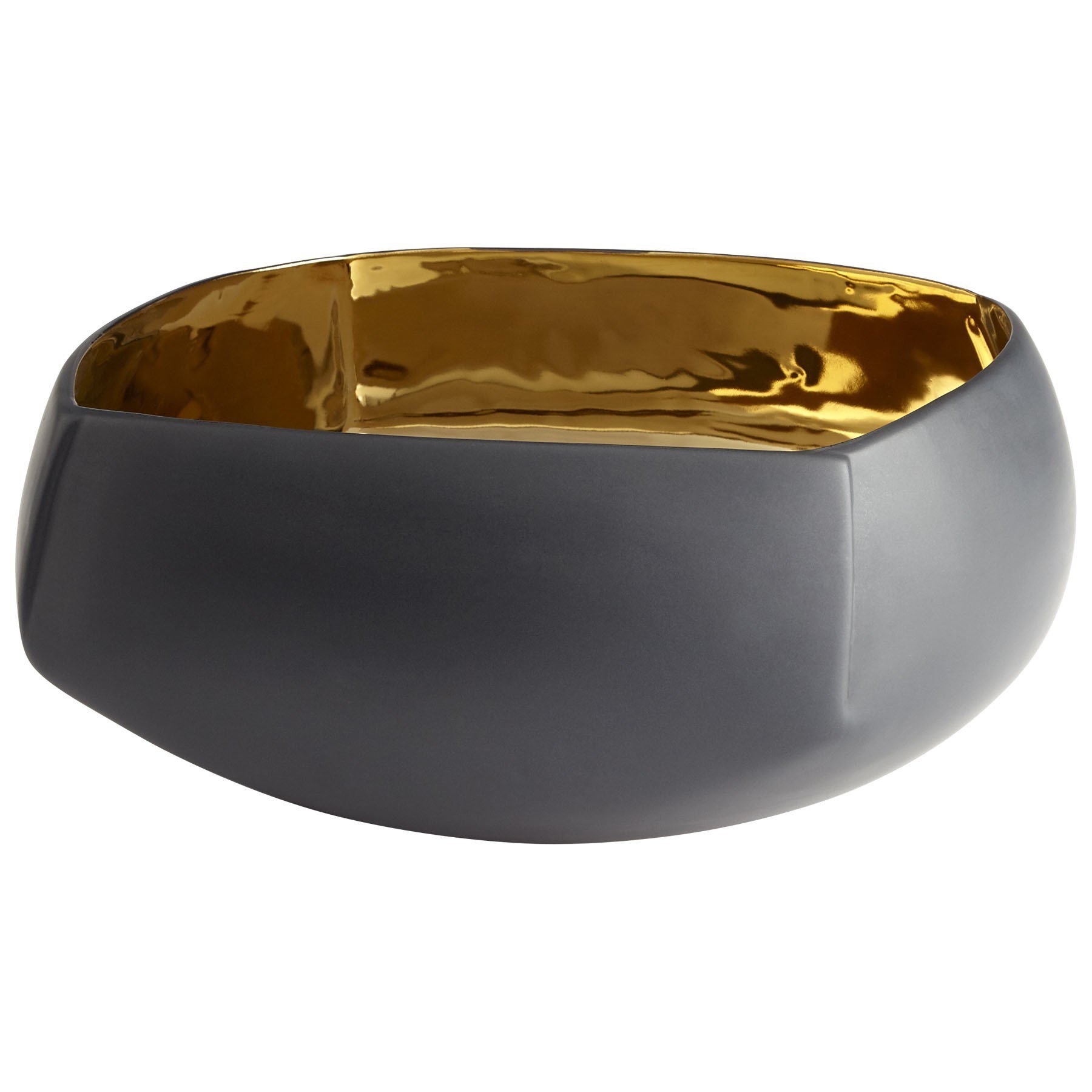 Eda Bowl, Black and Gold - Medium - Image 0