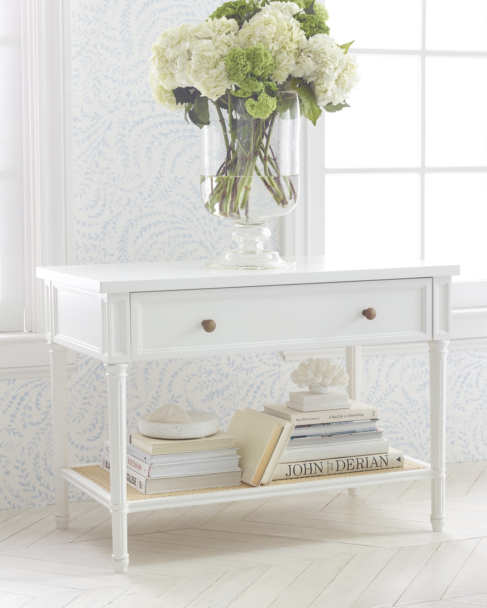 Harbour Cane Nightstand - White - Image 3