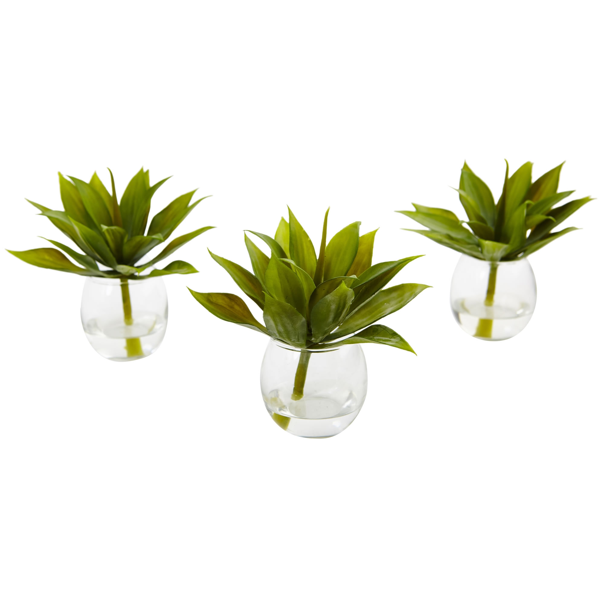 Faux Agave Succulent Collection, Set of 3 - Image 0