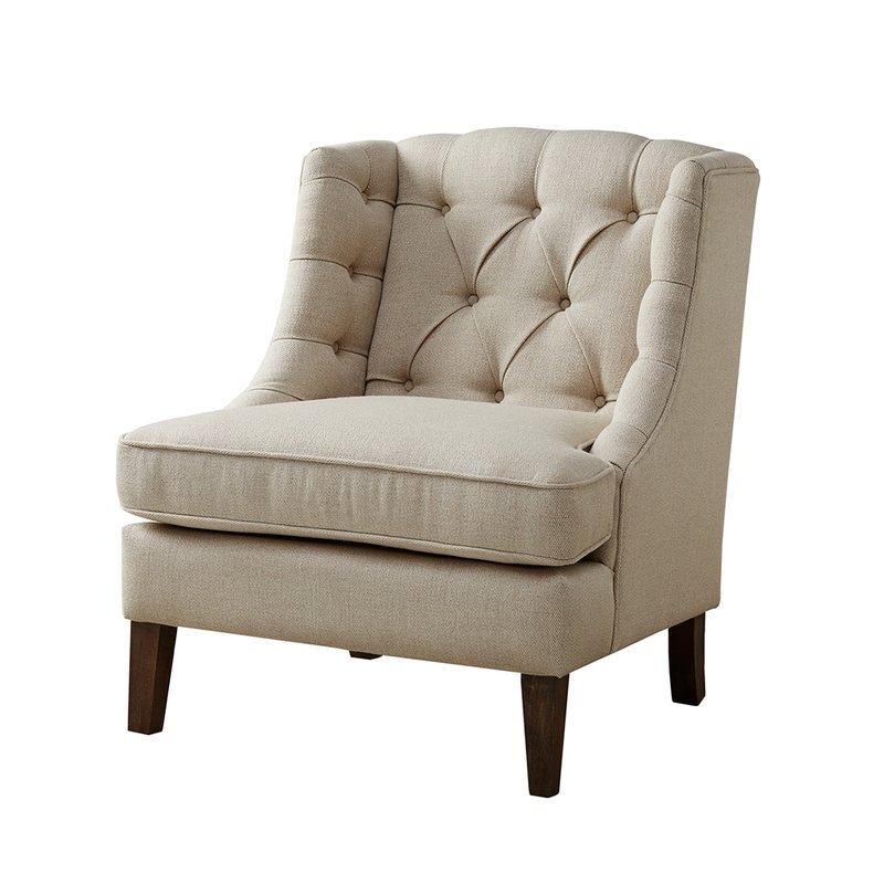 Hodgson Wingback Chair in Cream - Image 2