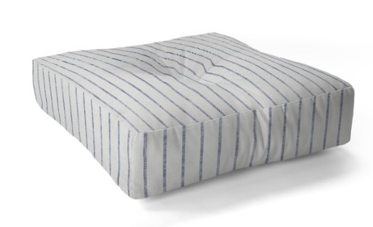 Aegean Wide Stripe Floor Pillow Square - Image 0