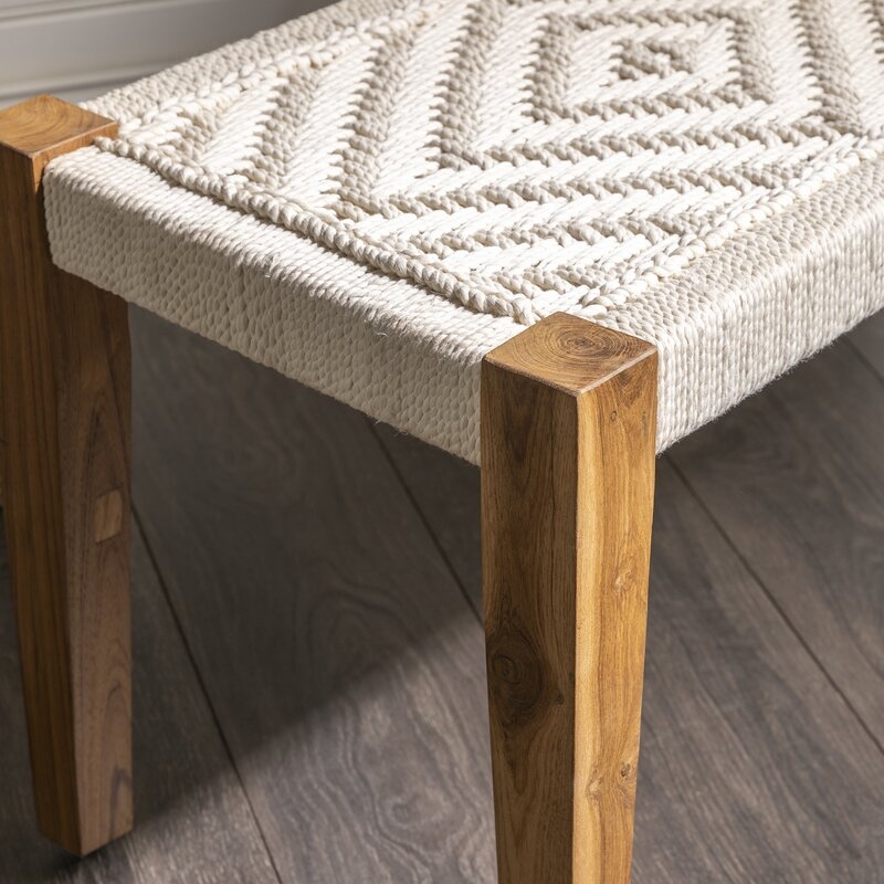 Peraza Wood Bench - Image 0
