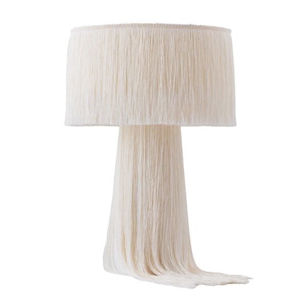 Atolla Cream Tassel Table Lamp - Image 0