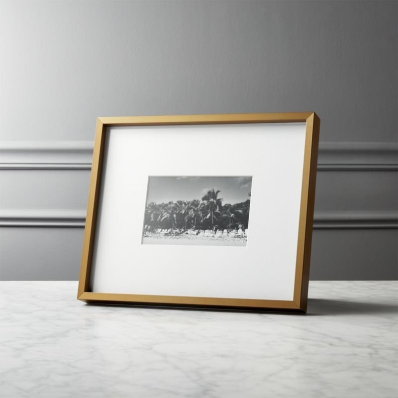 Gallery Brass Frame with White Mat 16x20 - Image 2