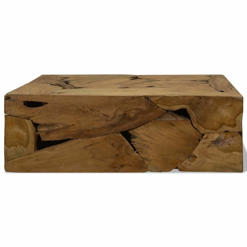 Rea Solid Wood Drum Coffee Table - Image 0