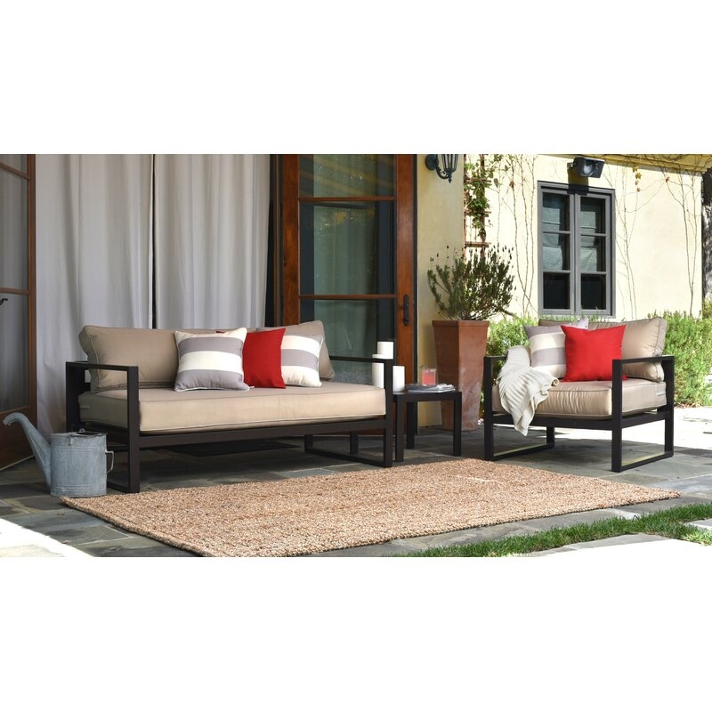 Catalina Outdoor Sofa with Cushions - Image 3