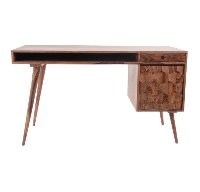 Lietz Solid Wood Computer Desk - Image 0