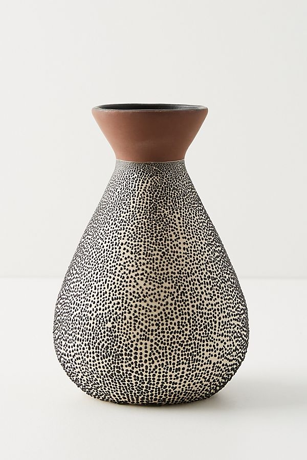 Spotted Ceramic Vase - Image 0