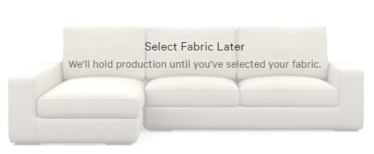 AINSLEY Sectional Sofa with Left Chaise - Decide Later fabric - Image 0