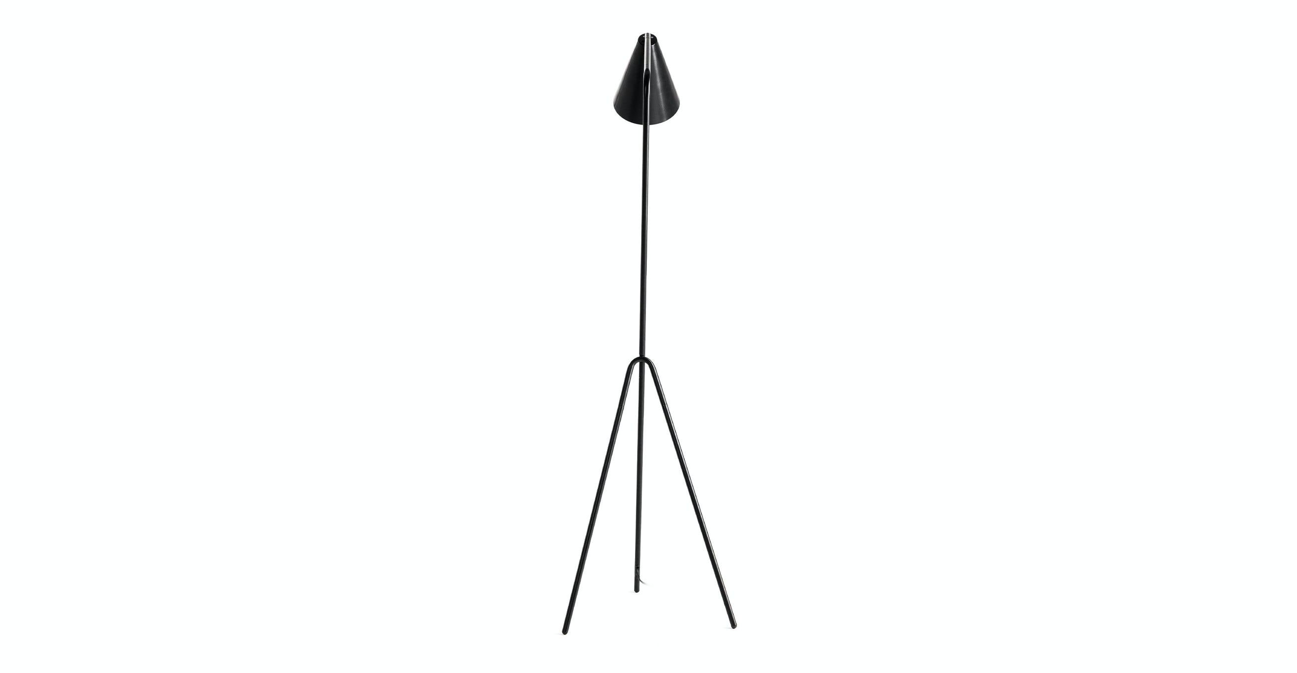 Gira Matte Black Floor Lamp - Image 3