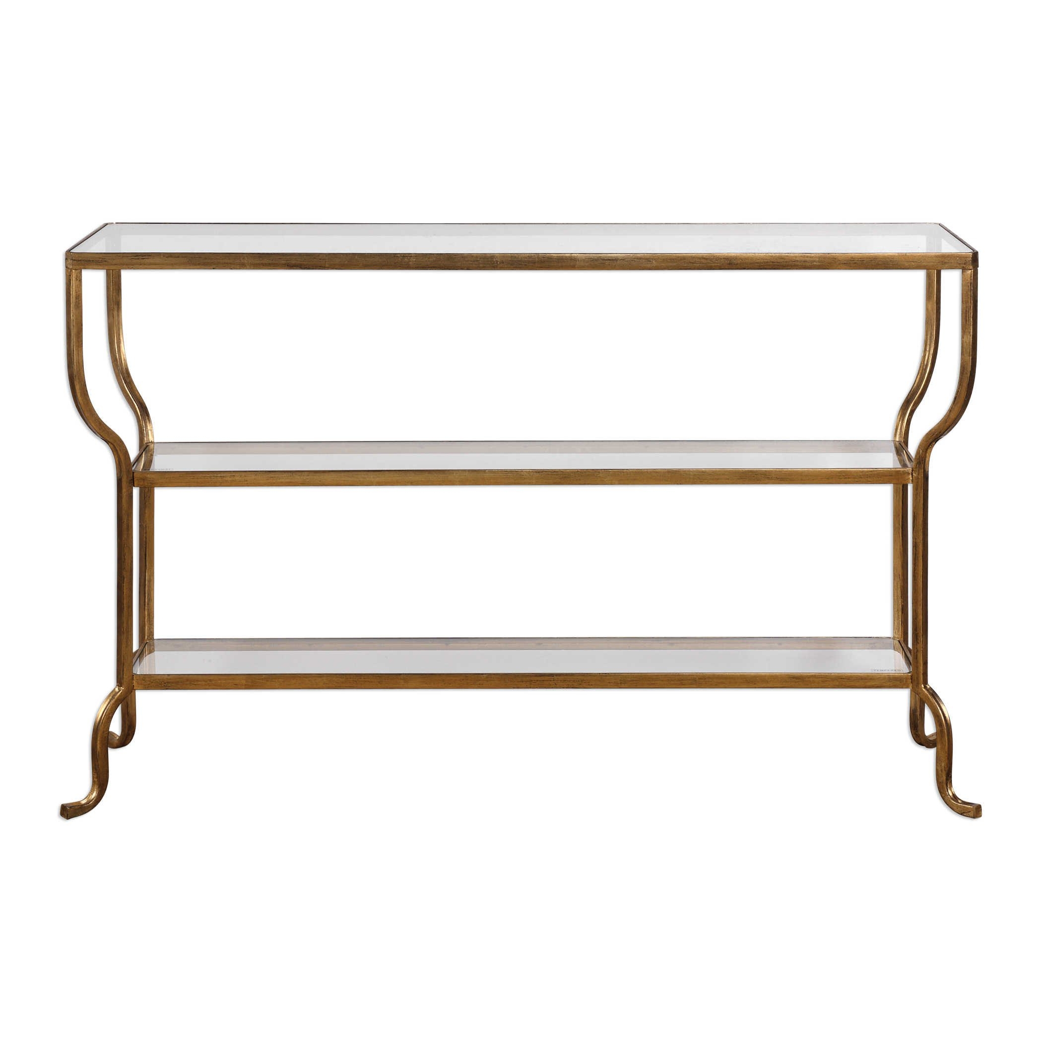 Deline Gold Console Table - Image 0