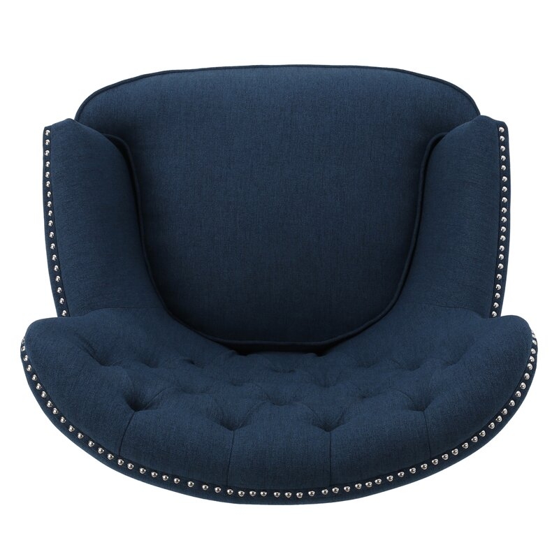 Parmelee 33'' Wide Tufted Linen Club Chair - Image 2