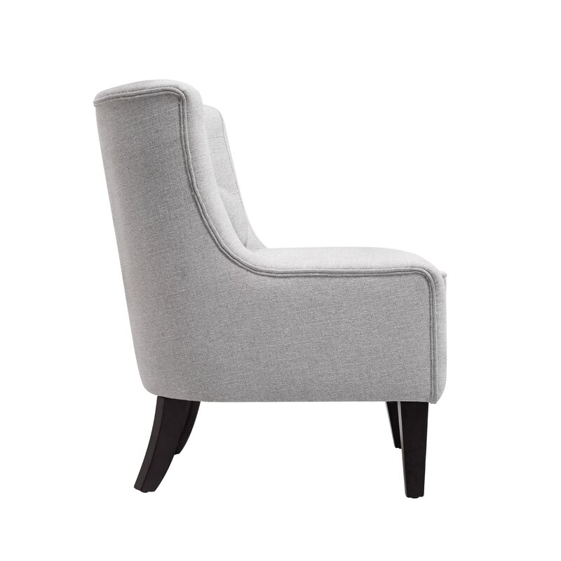 Iliana 26.75" Wide Tufted Polyester Side Chair - Image 1