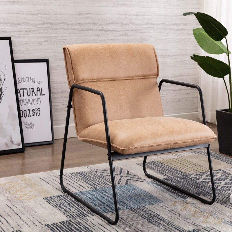 Abie Upholstered Armchair - Image 1