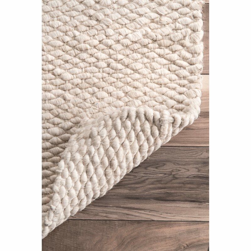 Beckett Hand-Woven Bleached Area Rug - Image 2