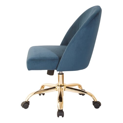 Ave Six Mid-Back Task Chair in Azure - Image 5