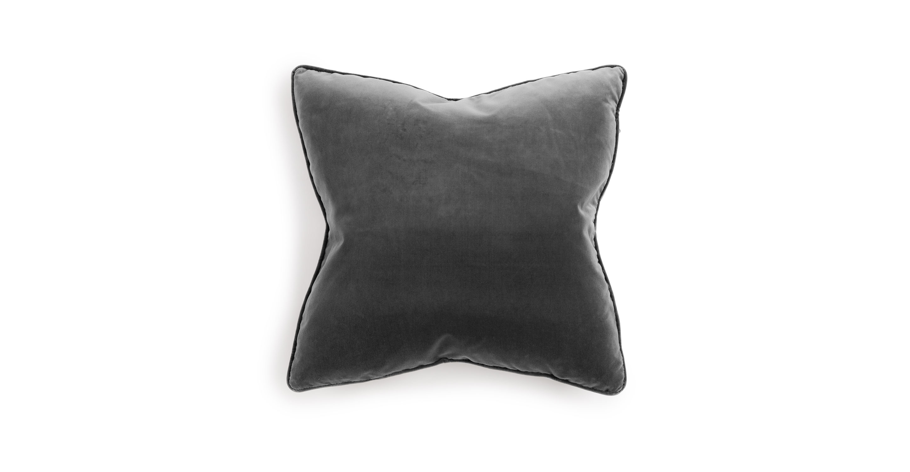 Lucca Shadow Gray Pillow Set of 2 - Image 1