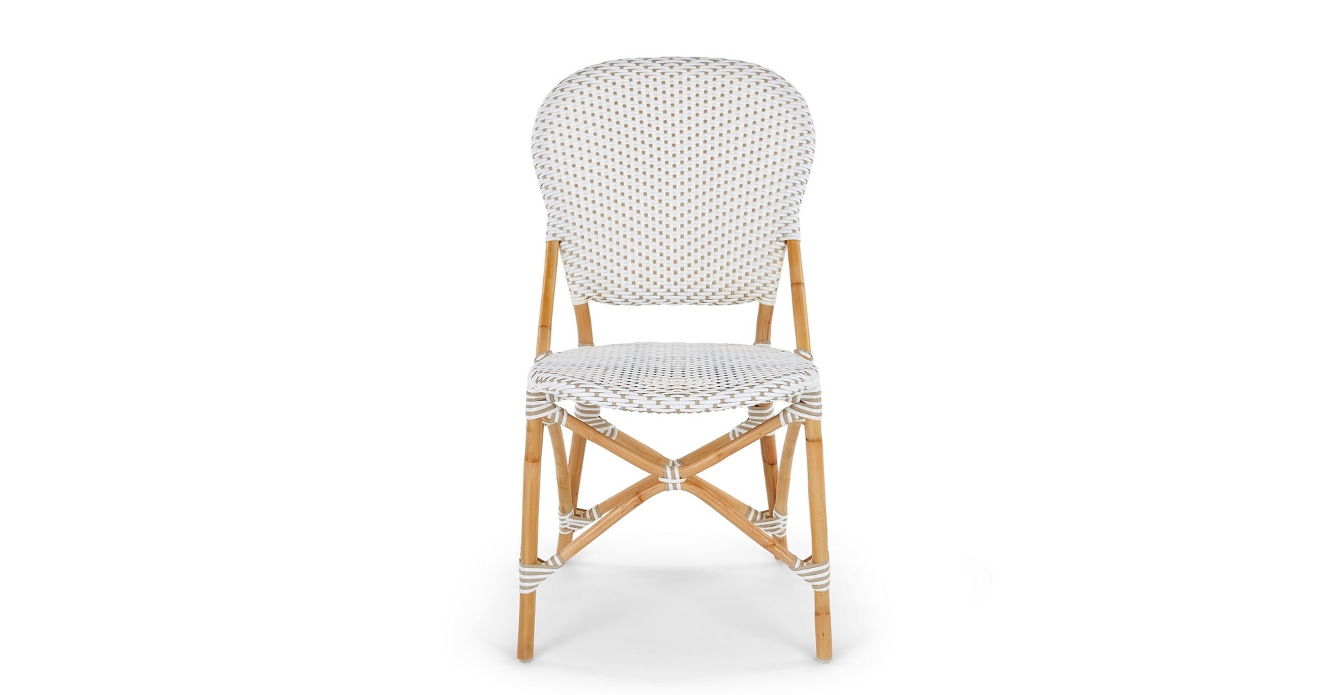 Toulouse Taupe / White Dining Chair - Image 1