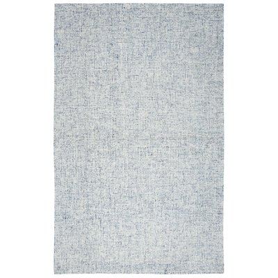 Pershing Hand-Tufted Wool Blue Area Rug - Image 0