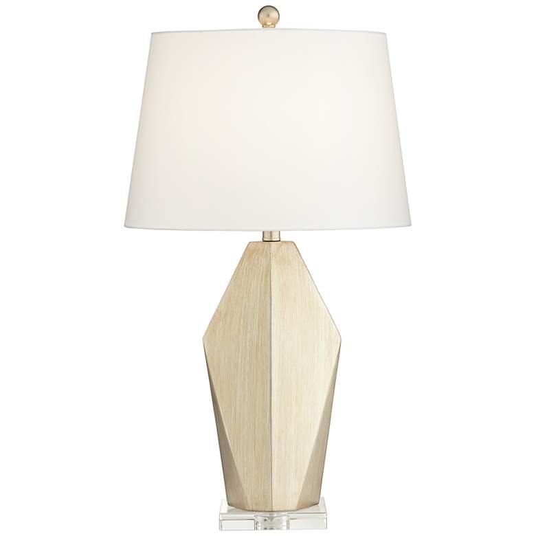 Possini Euro Rivera Champagne Geometric Table Lamp - Style # 72M63 - Image 0