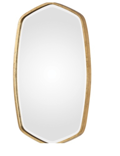 VICKY MIRROR, GOLD - Image 0