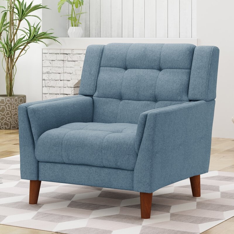 Ivery 32.28'' Wide Tufted Armchair - Image 0