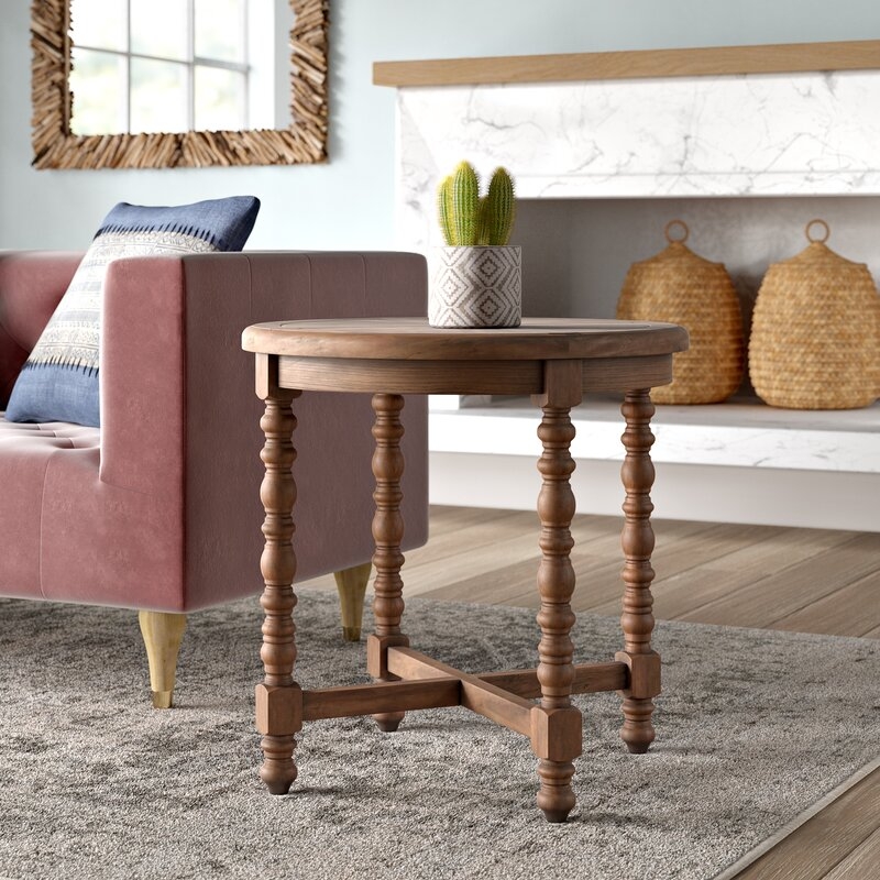 Haylie Wooden End Table - Image 0