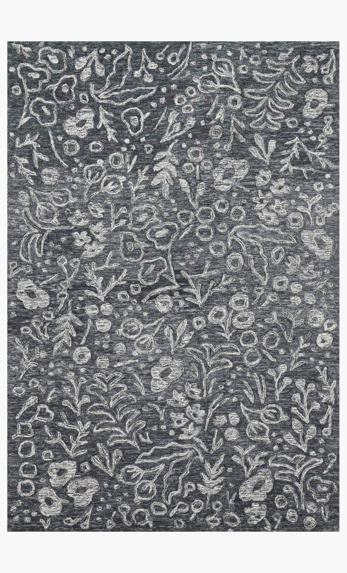 Tapestry Hand-Tufted Wool Gray Area Rug - Image 0