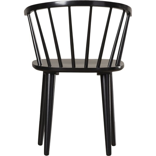 Ginny Solid Wood Dining Chair in Black (Set of 2) - Image 14