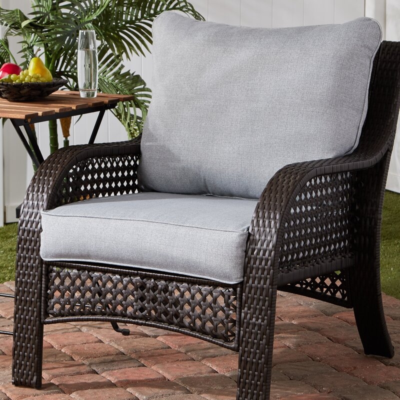 2 Piece Deep Seat Outdoor Replacement Cushion Set - Image 1