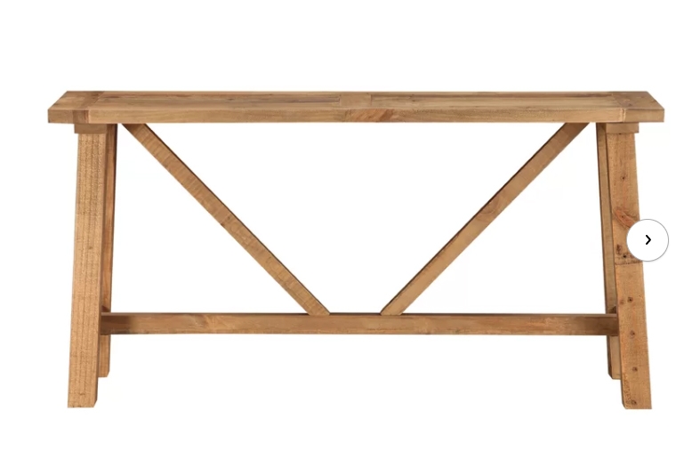 Stambaugh Reclaimed Wood Console Table - Image 0