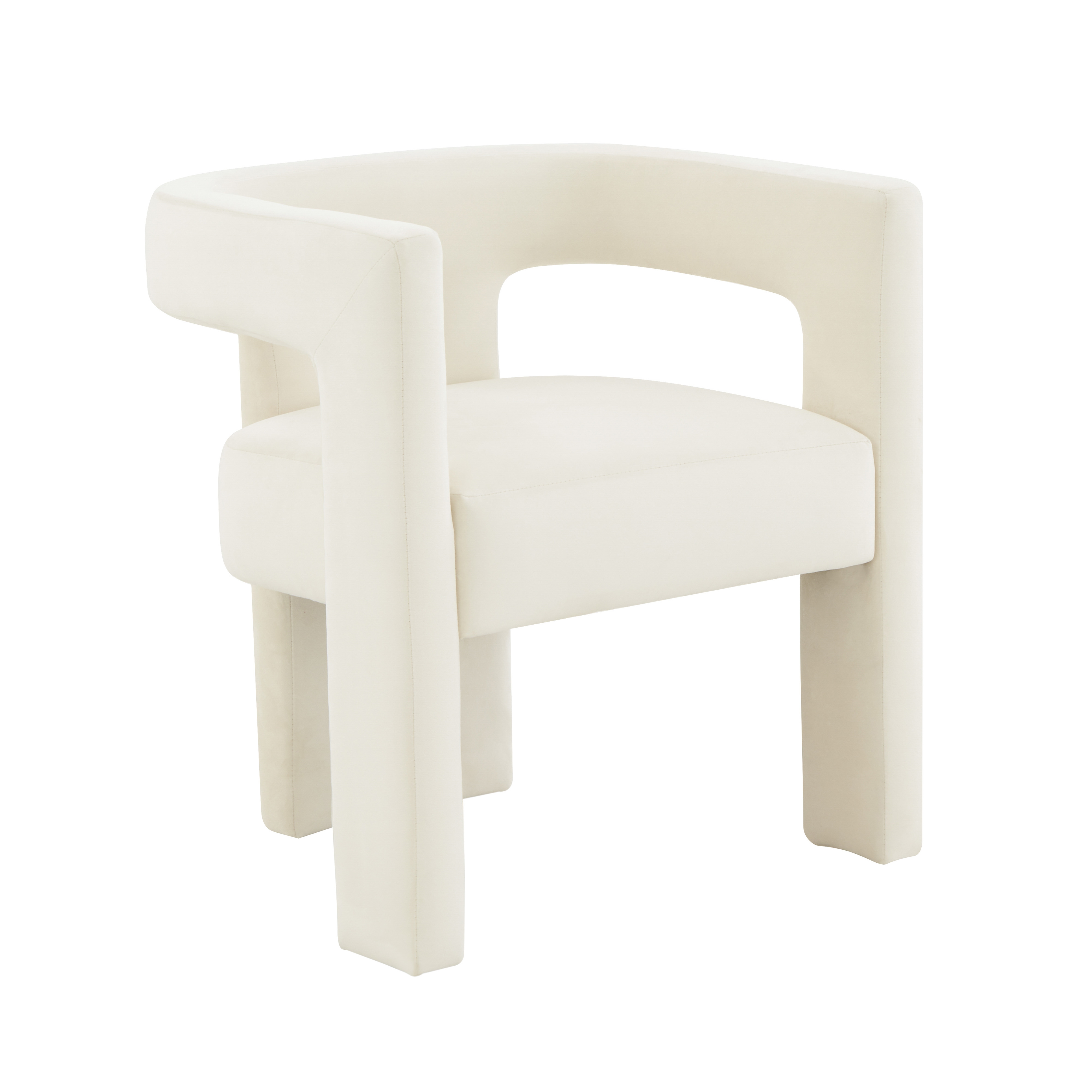 Sloane Cream Velvet Chair - Image 0